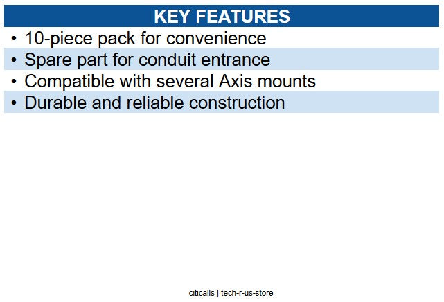 AXIS 01175-001 ACI Conduit Cover A, 10-Pack