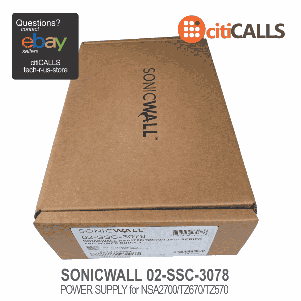 SonicWALL 02-SSC-3078 Power Supply Adapter Unit for TZ570 TZ670 Firewall