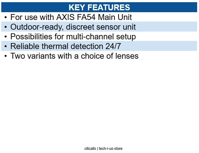 AXIS 02089-001 FA1080-E Outdoor Surveillance Camera Color - Fixed Lens - 8 fps
