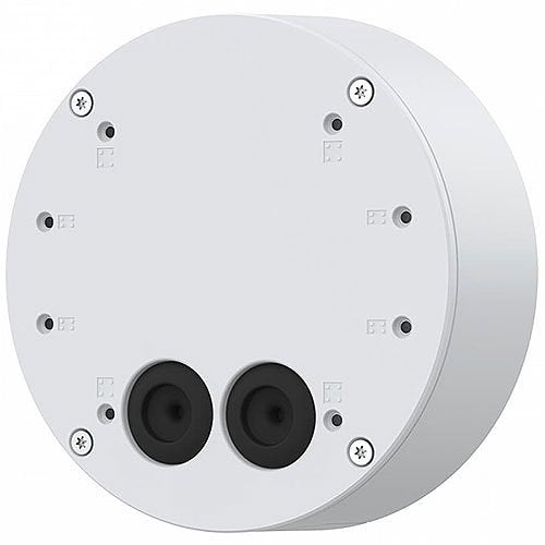 AXIS 02421-001 TQ1602-E Outdoor Conduit Back Box with Conduit Entrance, White