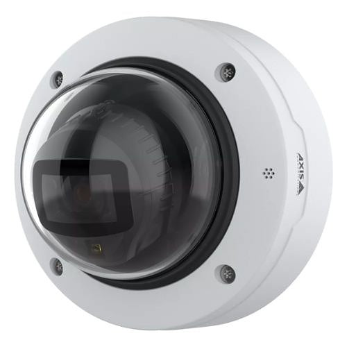 AXIS 02980-001 P3285-LV 2MP Indoor IP Dome Camera with AI Analytics, 3.4-9.8mm