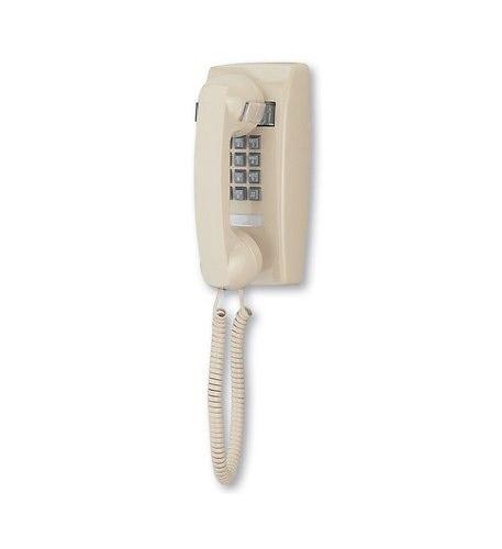 Scitec AEGIS-2554-ASH Single Line Ash Wall Telephone Bell Ringer Full Dial Pad