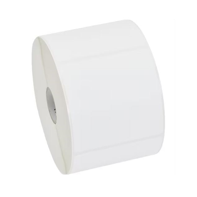 Zebra 10010030 Label Paper 3 x 3in Direct Thermal - White