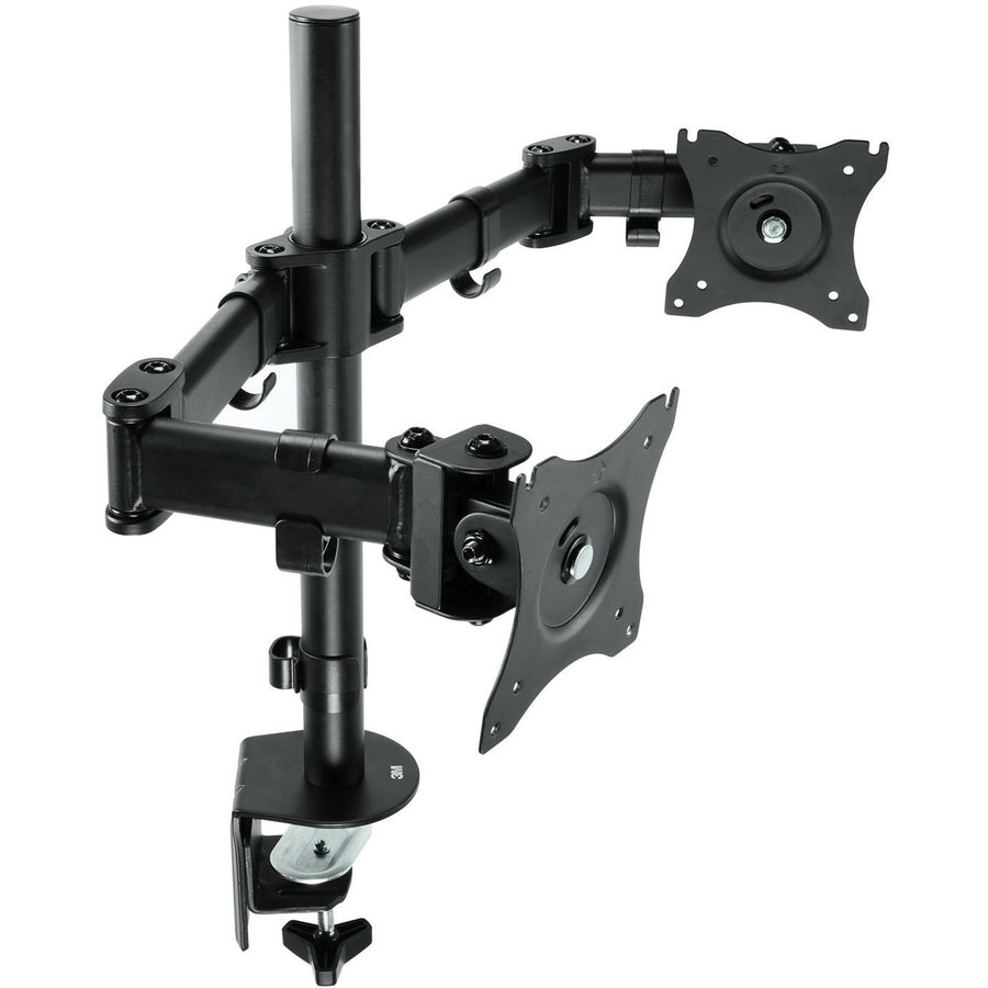 3M MM200B Clamp Mount for 2 Display Monitor Black 28.5" Screen Support