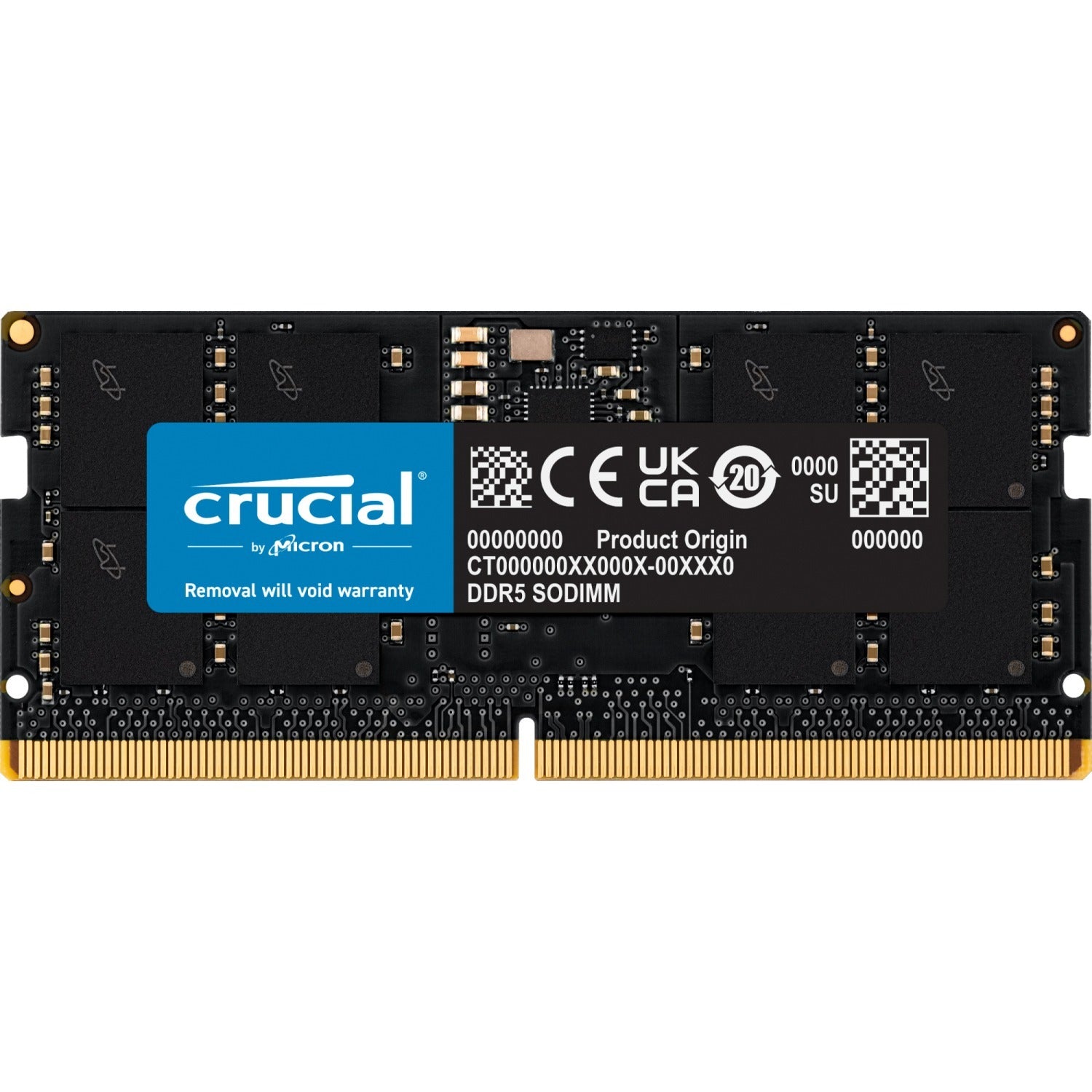 Crucial Micron CT16G48C40S5 16GB DDR5 4800 PC5-38400 SDRAM CL40 262-pin SoDIMM