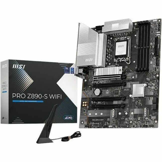 MSI Z890SWIFI PRO Z890-S WIFI ATX MOTHERBOARD -LGA 1851 for Intel Core Ultra CPU