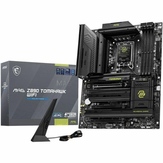 MSI Z890TOMAHAWKWIFI MAG Z890 TOMAHAWK WIFI ATX MOTHEBOARD LGA 1851 for Intel