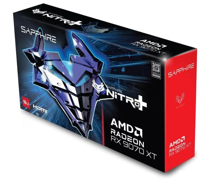 Sapphire 11348-01-20G NITRO+ Radeon RX 9070 XT Gaming 16GB GDDR6 - Graphics Card