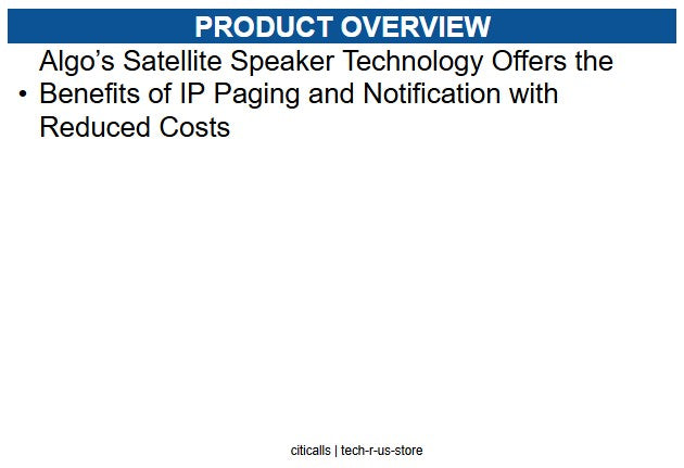Algo 1199 Satellite Surface Mount Speaker