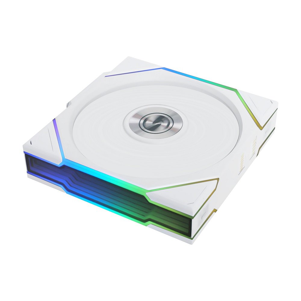 Lian-Li 12RTL1W1W Case Fan - FDB - White 120x120x28 mm reverse blade Retail