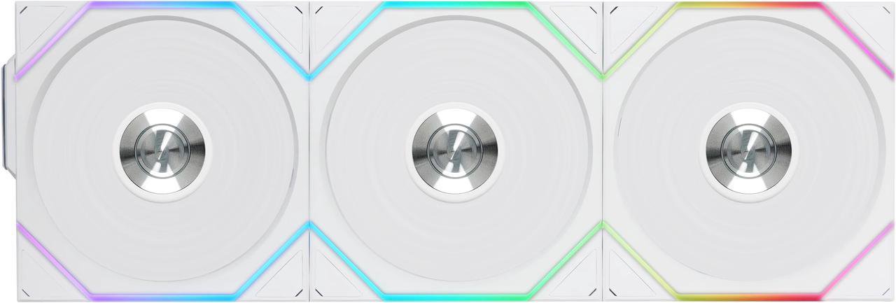 Lian-Li 12RTL1W3W Case Fan -FDB -White 120x120x28 mm 3 pcs reverse blade -Retail
