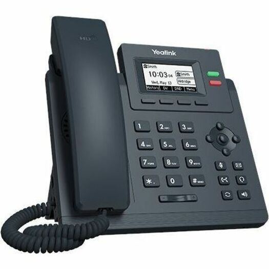Yealink 1301044 SIP-T31G IP Phone - Corded - Wall Mountable - 2 x Total Line