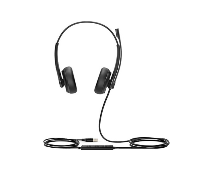 Yealink 1308048 USB Wired Headset - Stereo - USB - Wired - Over-the-head - Black