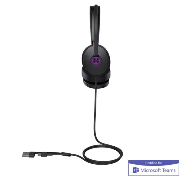 Yealink 1308151 UH48 Dual Teams USB-C/A ANC USB Wired Headset Retail