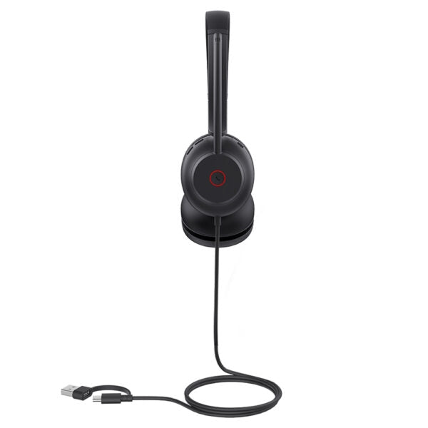 Yealink 1308164 USB Wired Headset - Microsoft Teams Certification -Stereo -Black