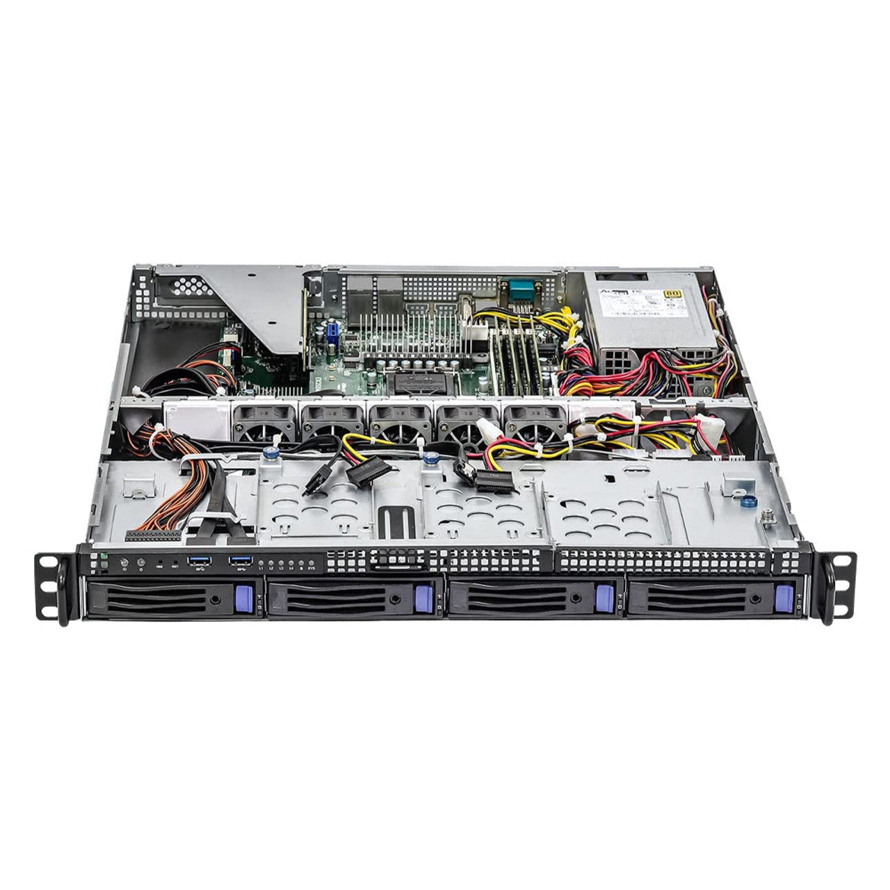 ASRock Rack 1U4LW-C252 - Server - rack-mountable - 1U - 1-way - no CPU - SATA