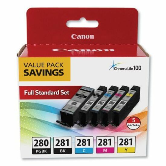 Canon 2075C006 PGI-280/CLI-281 Original Inkjet Ink Cartridge - Value Pack