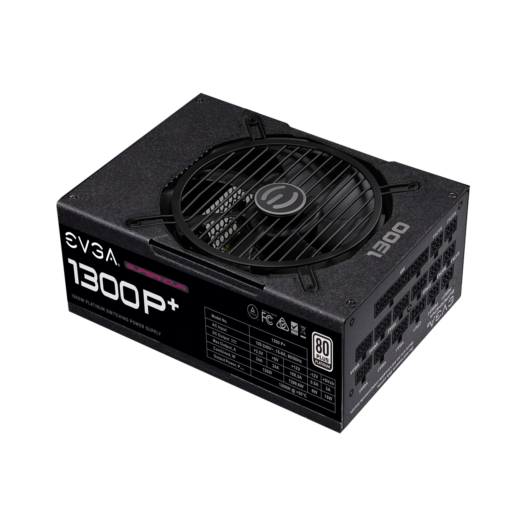 EVGA 220-PP-1300-X1 SuperNOVA 1300 P+ 80+PLATINUM 1300W Power Supply