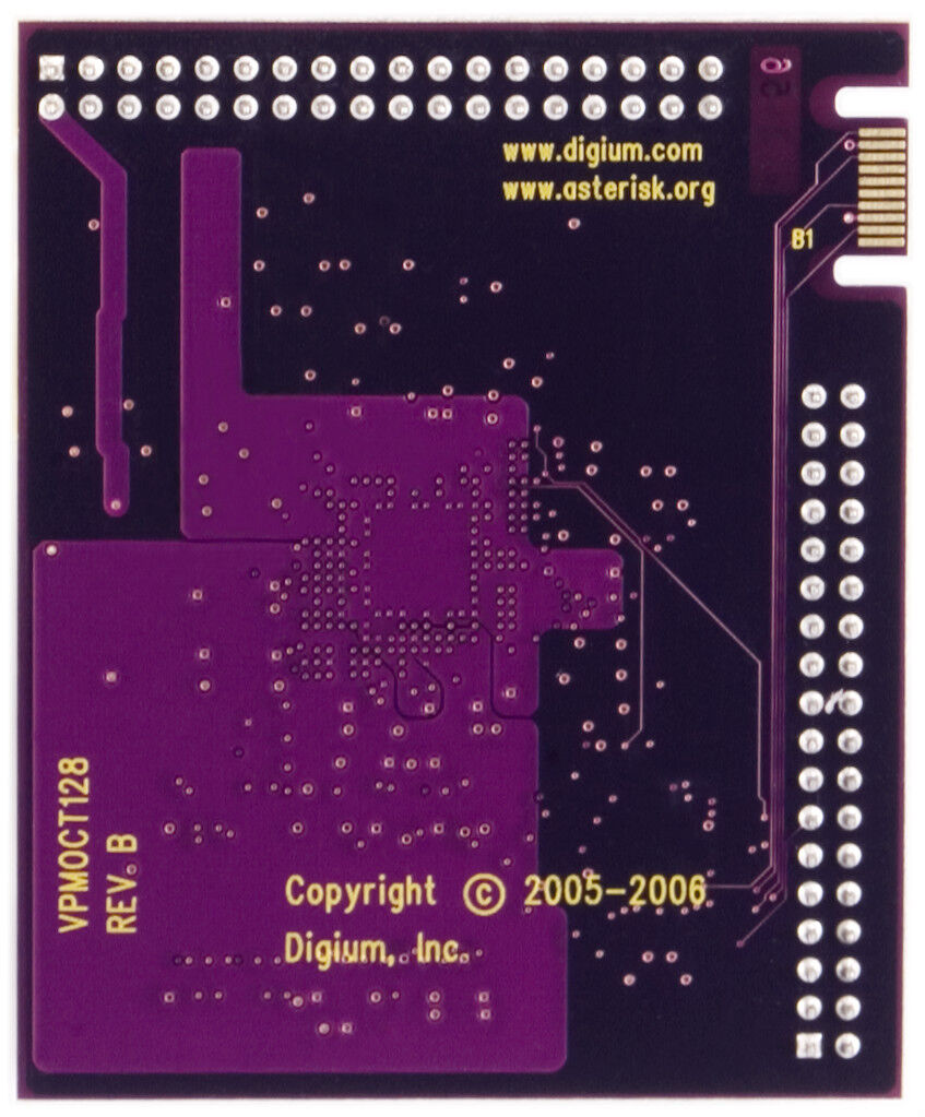 Digium VPM128 Echo Can Module Quad Span T1 E1 VPMOCT128 Geniune Brand New