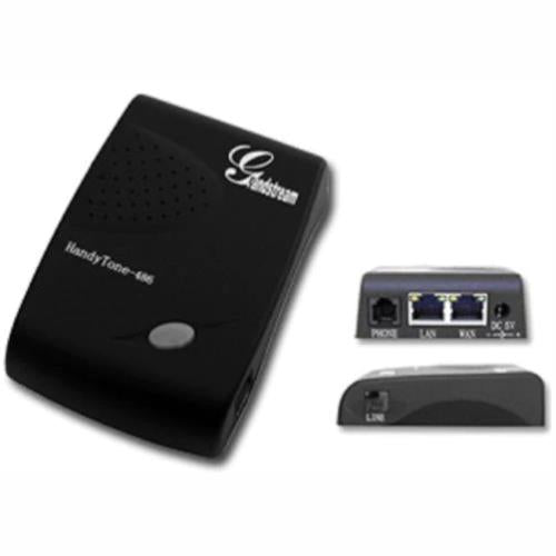 Grandstream HT-486 HT486 2 FXS RJ11 2 10/100 RJ45 ATA VoIP IP Phone Adapter