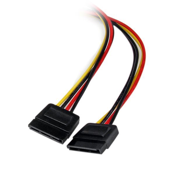 STARTECH PYO2LP4SATA 12" LP4 TO 2X Y CABLE SATA POWER