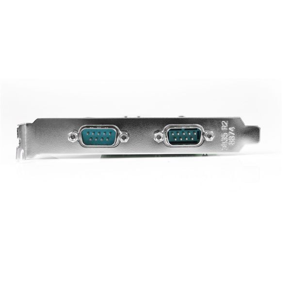 StarTech PEX2S553 2 Port Native PCIExpress RS232 Serial Adapter Card 16550 UART