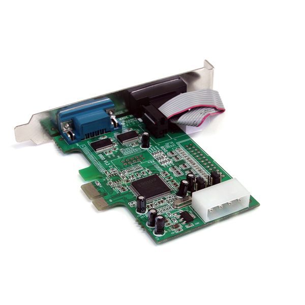 StarTech PEX2S553 2 Port Native PCIExpress RS232 Serial Adapter Card 16550 UART