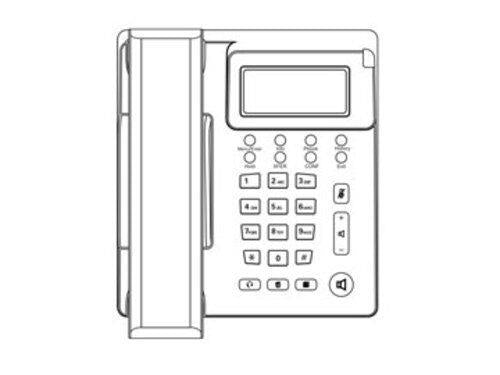 ATCOM AT810P SIP LCD Backlit 2 RJ45 HD Voice VoIP PoE Phone NO Power Supply