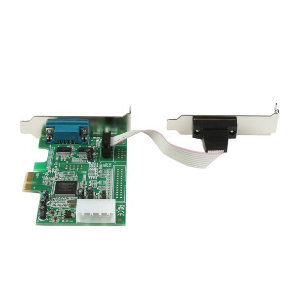 StarTech PEX2S553LP 2 Port Low Profile Native RS232 PCI Express Serial Card with