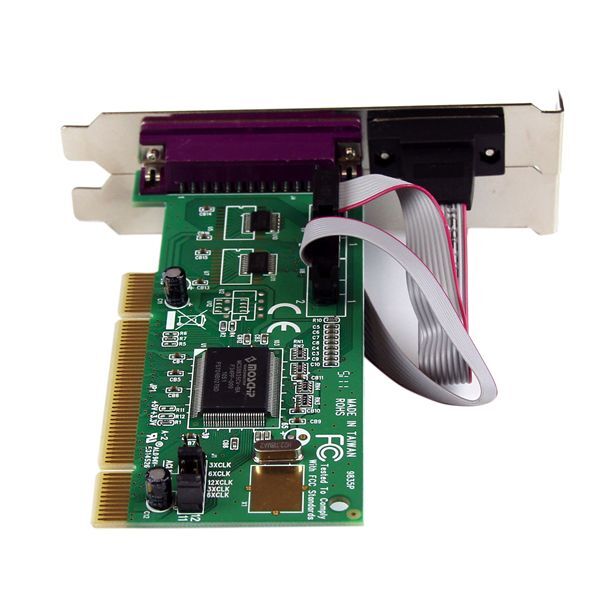 StarTech PCI2S1P 2S1P PCI Serial Parallel Combo Card with 16550 UART 1 x 25-pin
