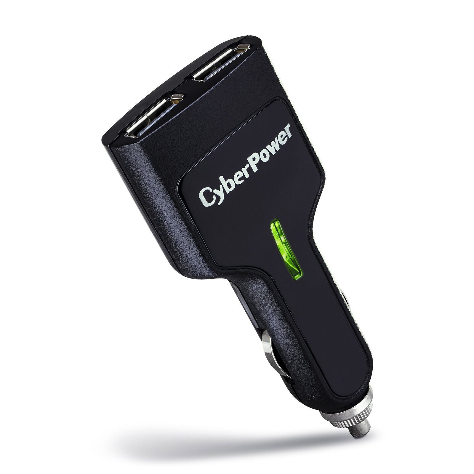 CyberPower TRDC2A2USB Car Lighter Travel Charger (2) 2.1A USB Port DC Power Plug