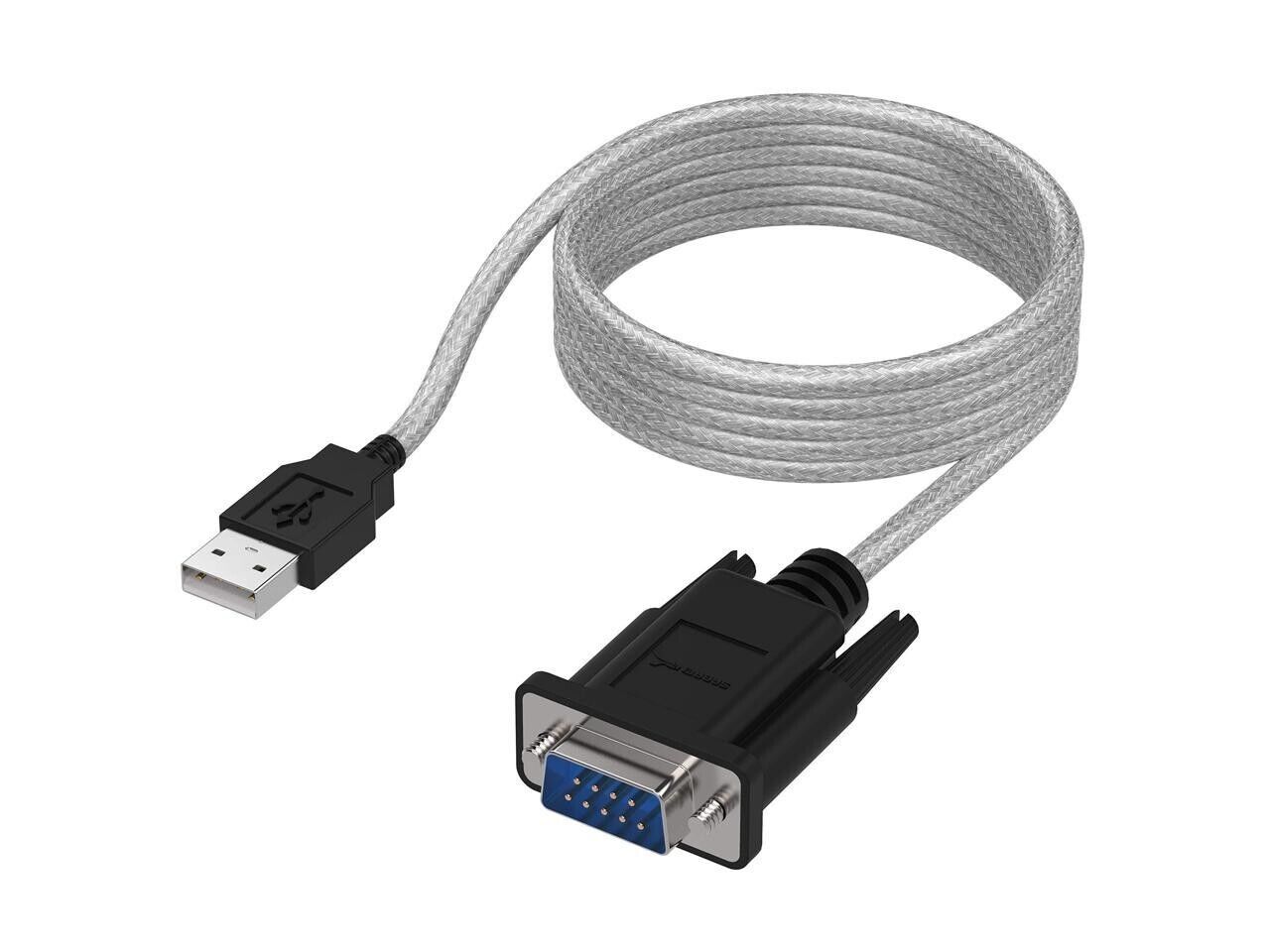 Sabrent SBT-USC6K Serial to USB Cable 1 x Type A USB - DB-9 Serial RS232