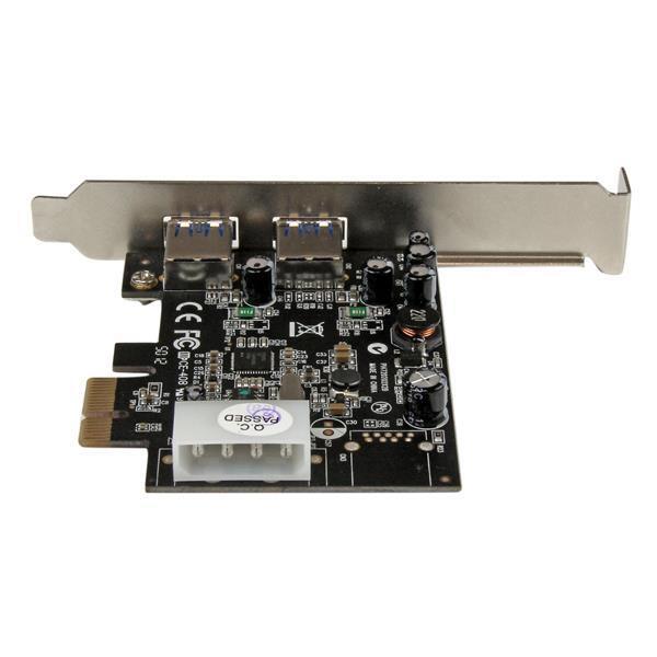 StarTech PEXUSB3S25 2 Port PCI Express (PCIe) SuperSpeed USB 3.0 Card Adapter