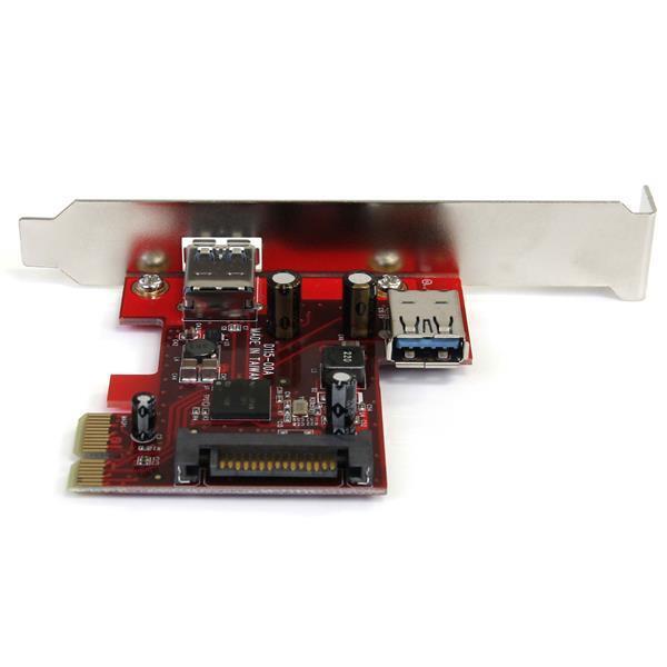 StarTech PEXUSB3S11 2 port PCI Express SuperSpeed USB 3.0 Card with UASP Support