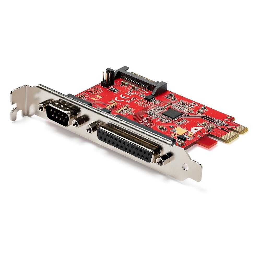 StarTech PEX1S1P950 PCIe Card with Serial and Parallel Port, PCI Express Combo