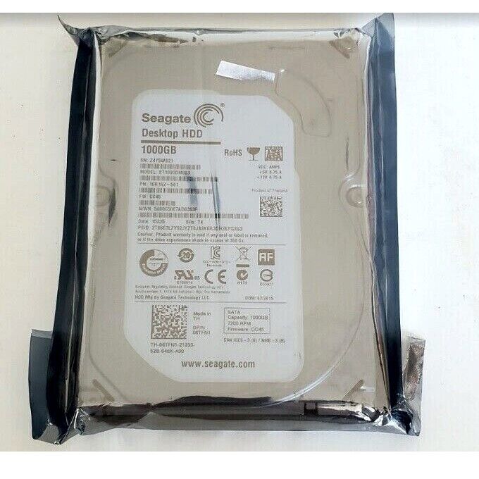 Seagate ST1000DM003 Lot 2 1 TB 3.5" Internal Hard Drive 7200rpm Barracuda ClassA