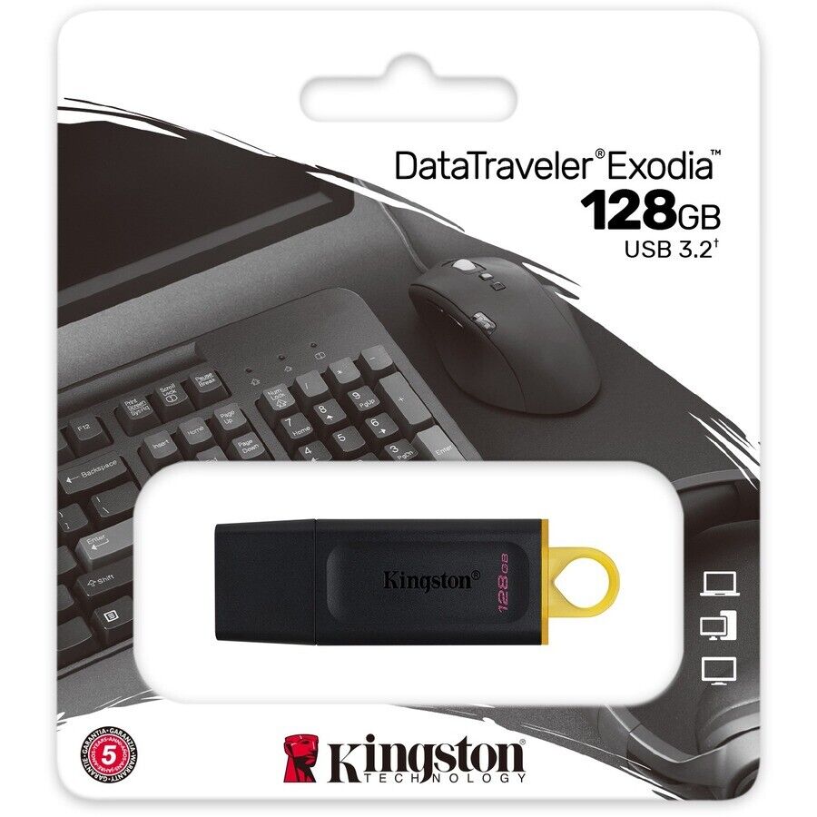 Kingston DTX/128GB DataTraveler Exodia 128GB USB 3.2 (Gen 1) Flash Drive