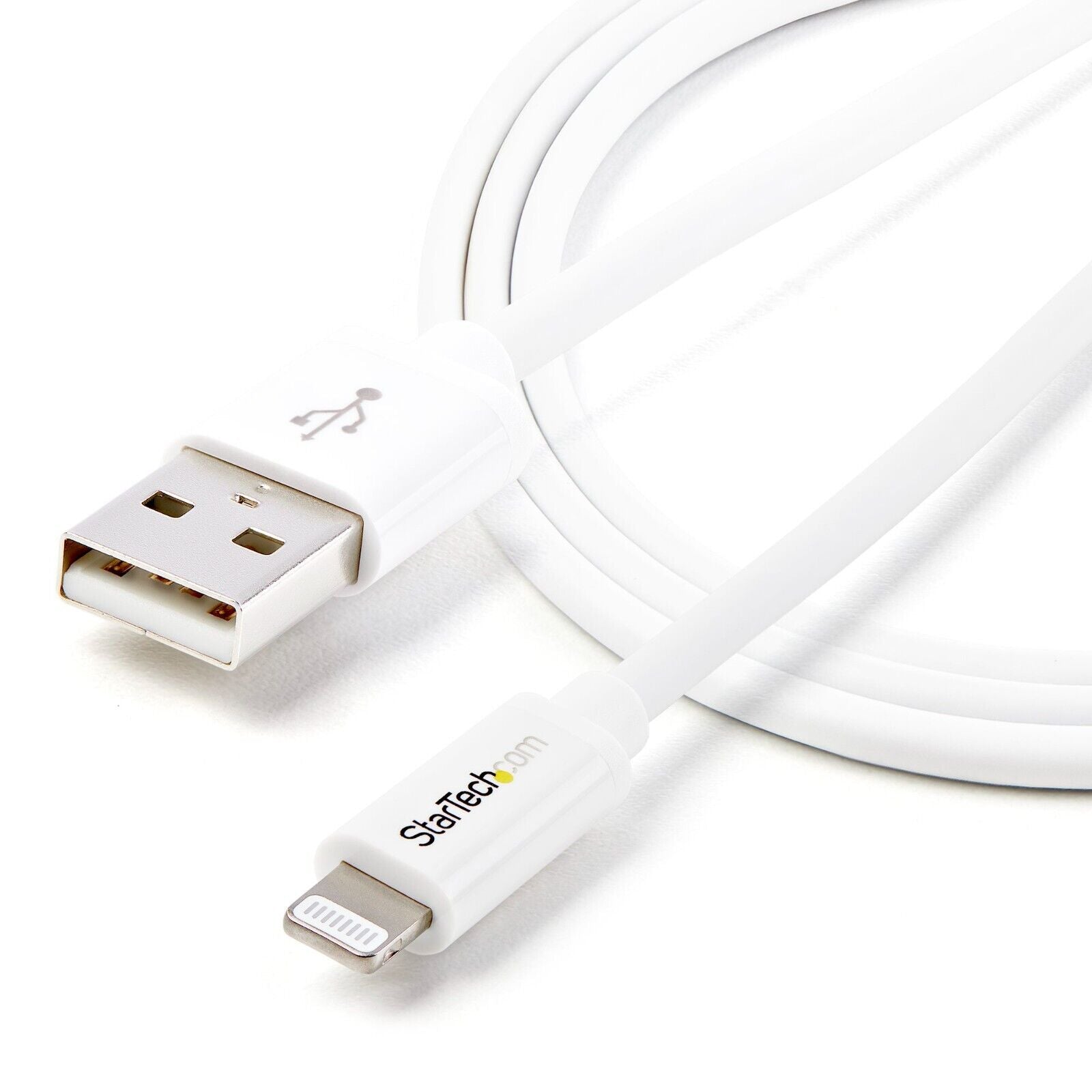 StarTech USBLT1MW 1m (3ft) White Apple? 8-pin Lightning Connector to USB Cable
