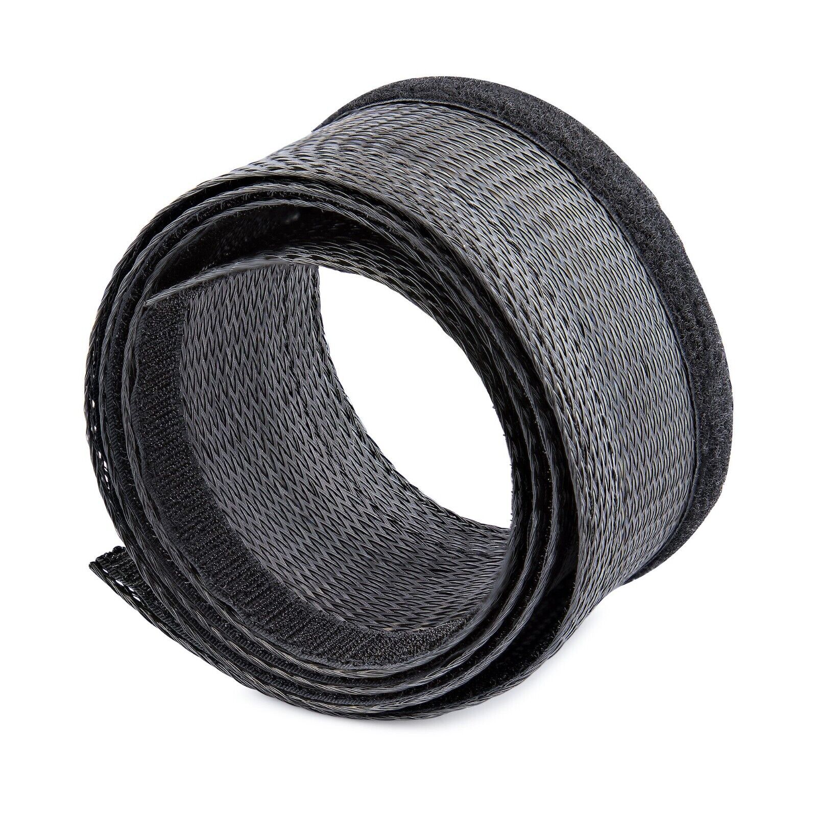 StarTech WKSTNCMFLX 10ft (3m) Cable Management Sleeve, Braided Mesh Wire Wraps/
