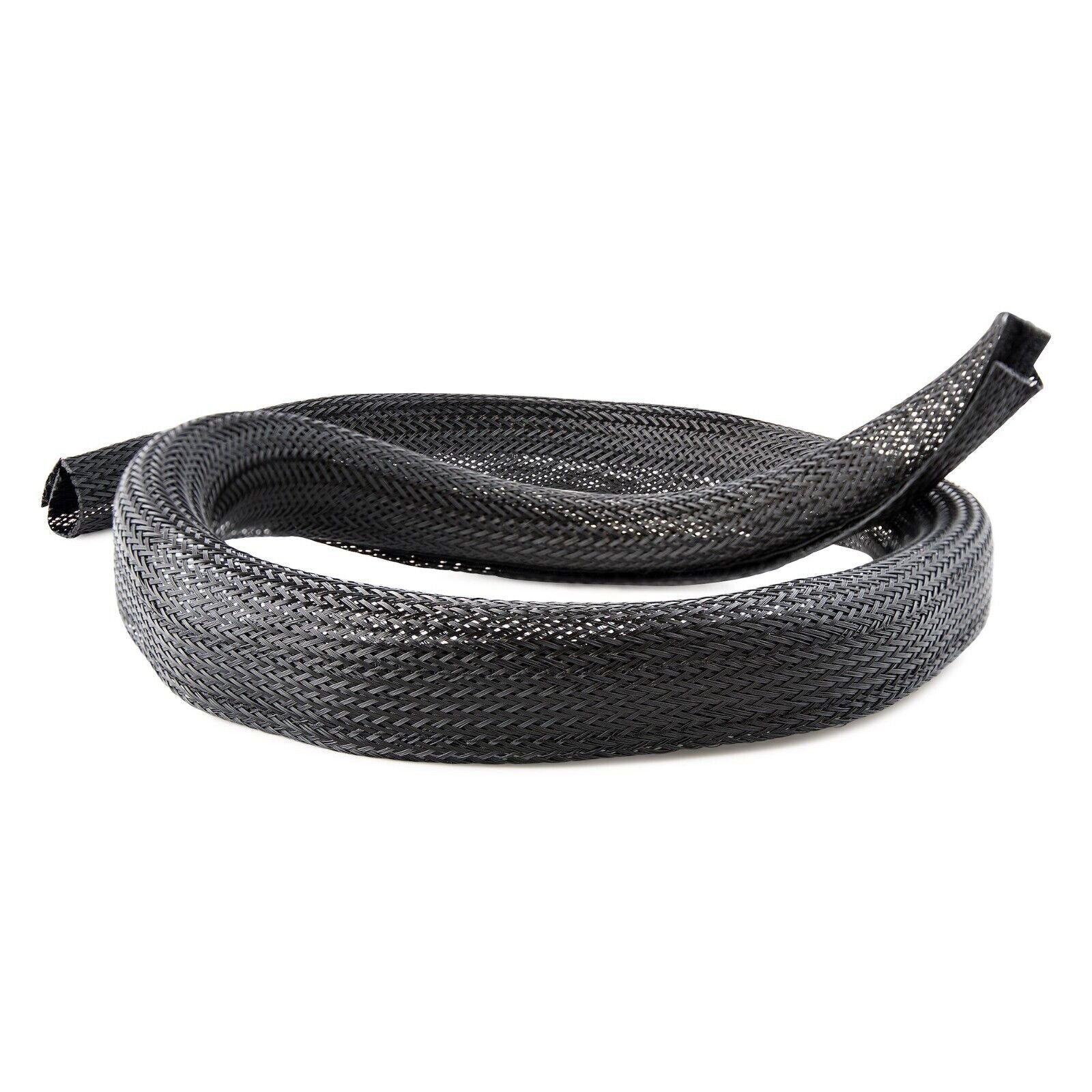 StarTech WKSTNCMFLX 10ft (3m) Cable Management Sleeve, Braided Mesh Wire Wraps/