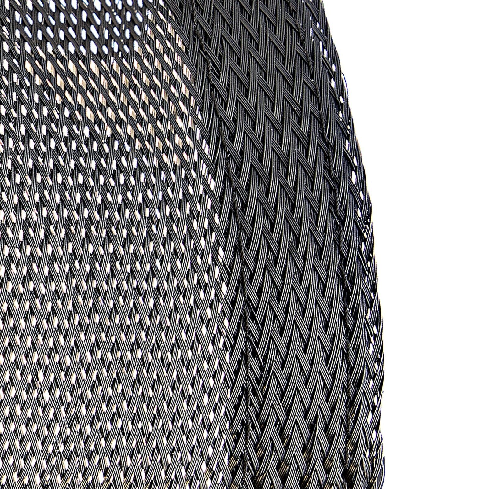 StarTech WKSTNCMFLX 10ft (3m) Cable Management Sleeve, Braided Mesh Wire Wraps/