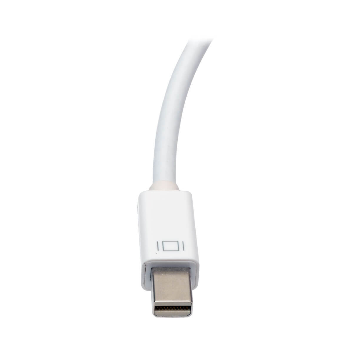Tripp Lite P137-06N-HV-V2W 6IN Mini DisplayPort HDMI VGA 4K Adapter Converter WH