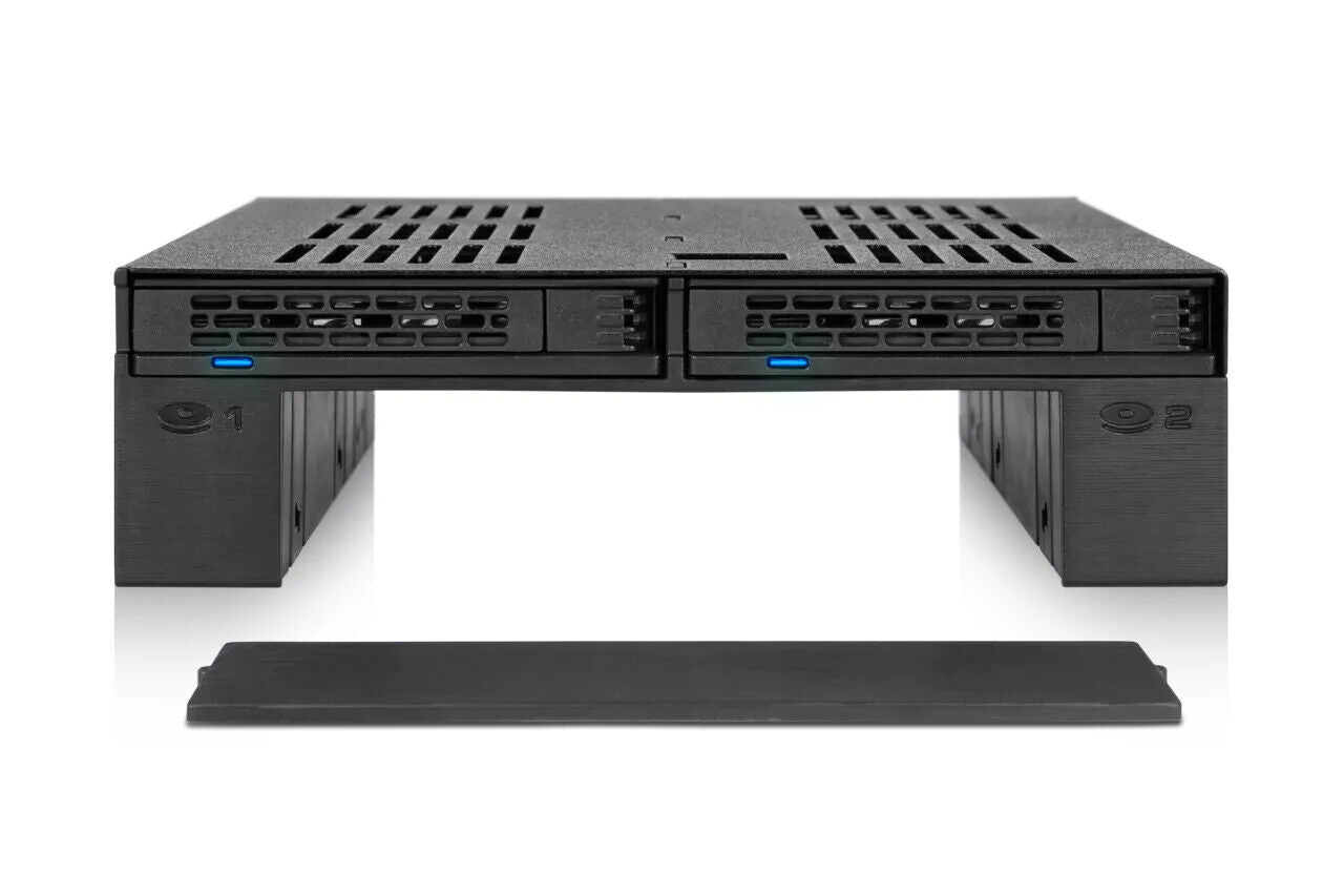 Icy Dock MB322SP-B ExpressCage Drive Enclosure for 5.25" - Serial ATA Host