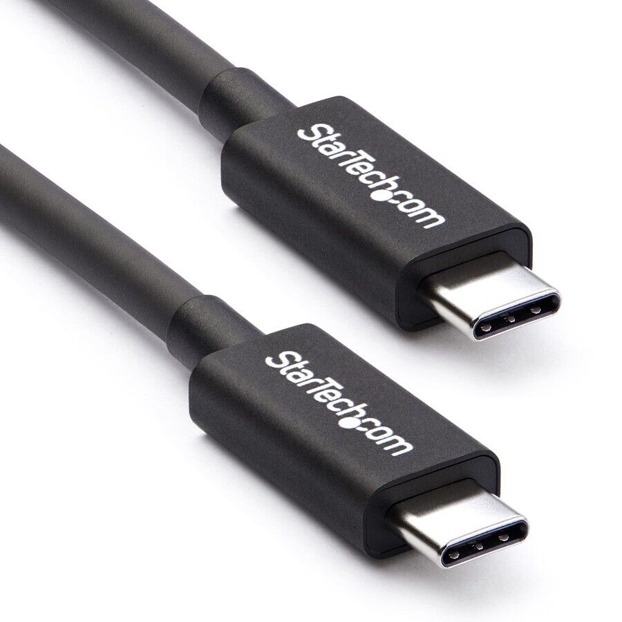 StarTech TBLT3MM2M Thunderbolt 3 Cable - 6 ft / 2m - 4K 60Hz - 20Gbps - USB C to