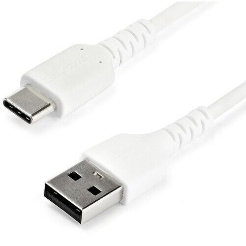 StarTech RUSB2AC2MW USB A to USB C Charging Cable - Durable Fast Charge & Sync