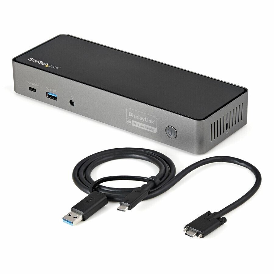 StarTech DK31C3HDPD USB-C & USB-A Dock - Hybrid Triple Monitor Laptop Docking