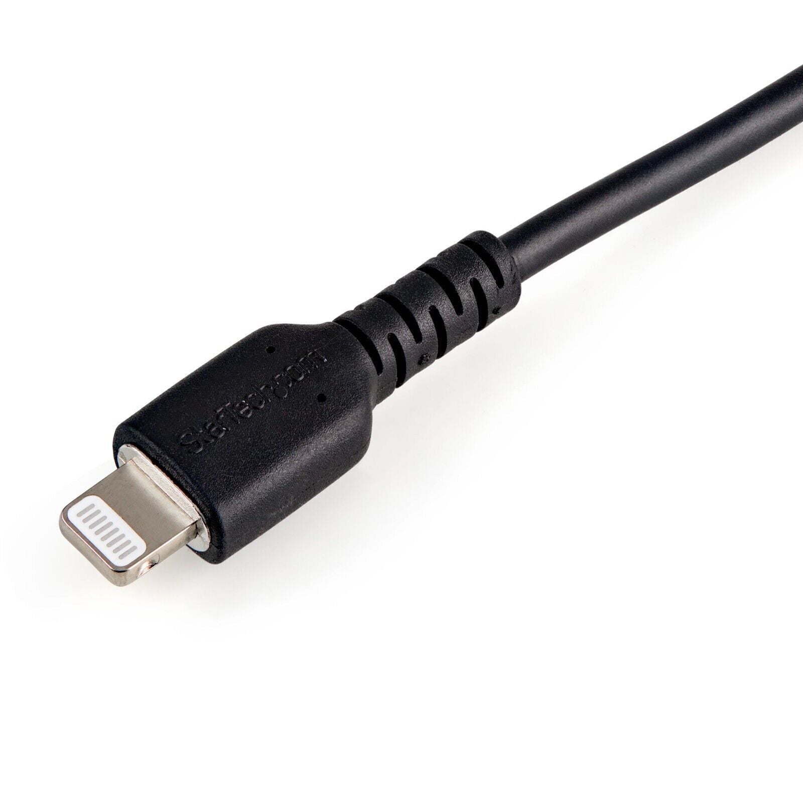 StarTech RUSBLTMM30CMB 12inch/30cm Durable Black USB-A to Lightning Cable Rugged