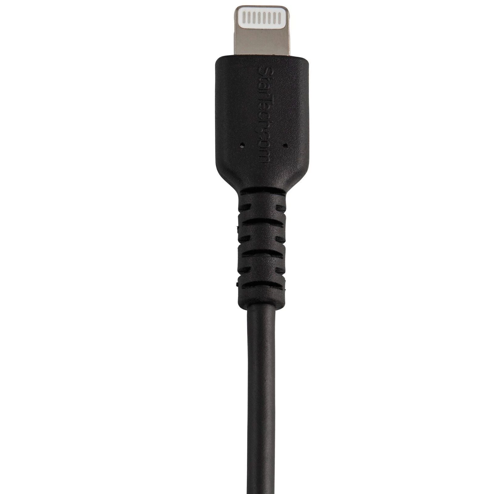 StarTech RUSBLTMM30CMB 12inch/30cm Durable Black USB-A to Lightning Cable Rugged