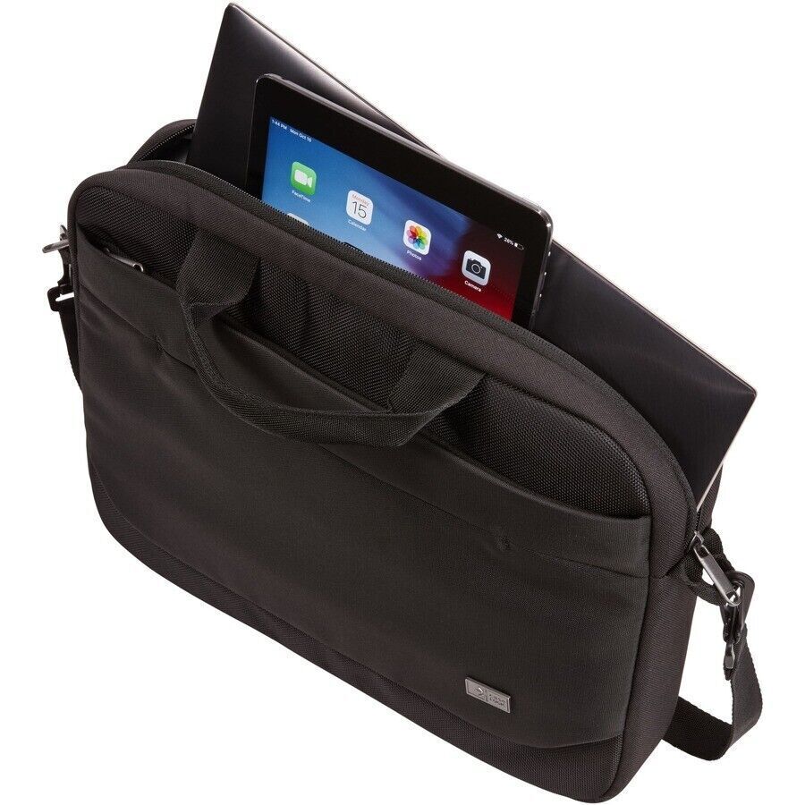 Case Logic 3203986 ADVA-114 BLACK 14" Notebook Tablet Case Polyester with Strap