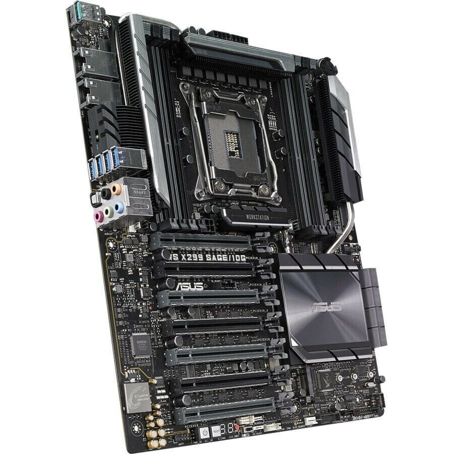 ASUS WS X299 SAGE/10G Motherboard 8DIMM 128GB DDR4 Intel LGA 2066 CEB 4200MHz